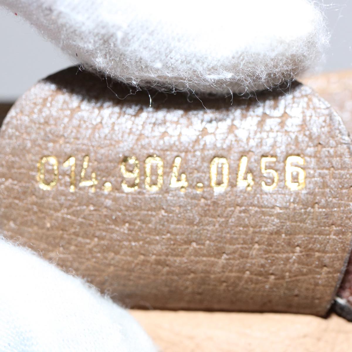 GUCCI GG Canvas Clutch Bag PVC Beige 60984