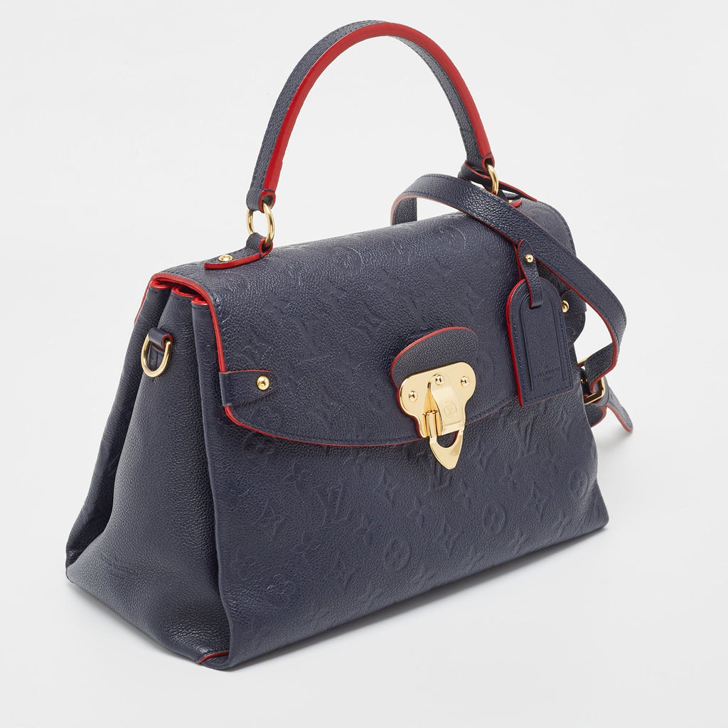 Louis Vuitton Celeste Monogram Empreinte Leather Georges Mm Bag