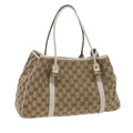 GUCCI GG Canvas GG Twins Tote Bag Beige 232957 60992