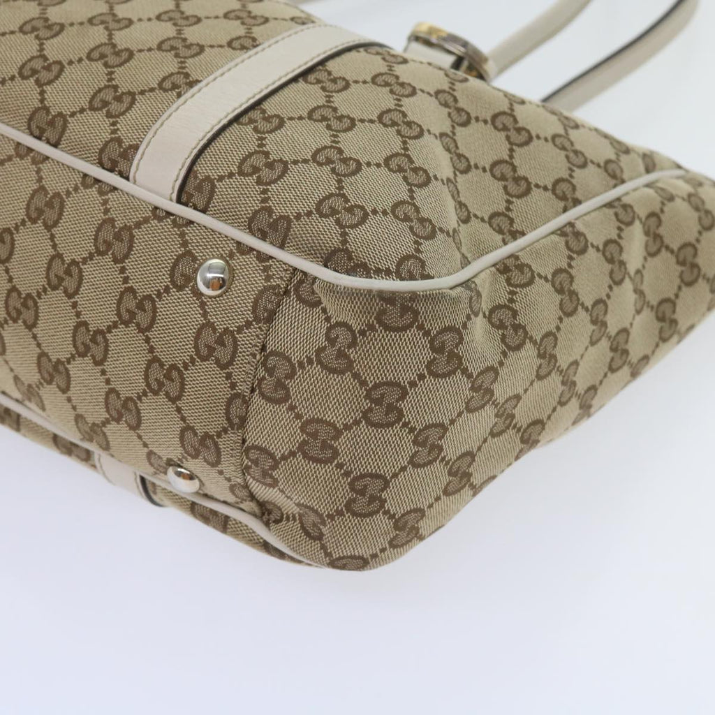 GUCCI GG Canvas GG Twins Tote Bag Beige 232957 60992