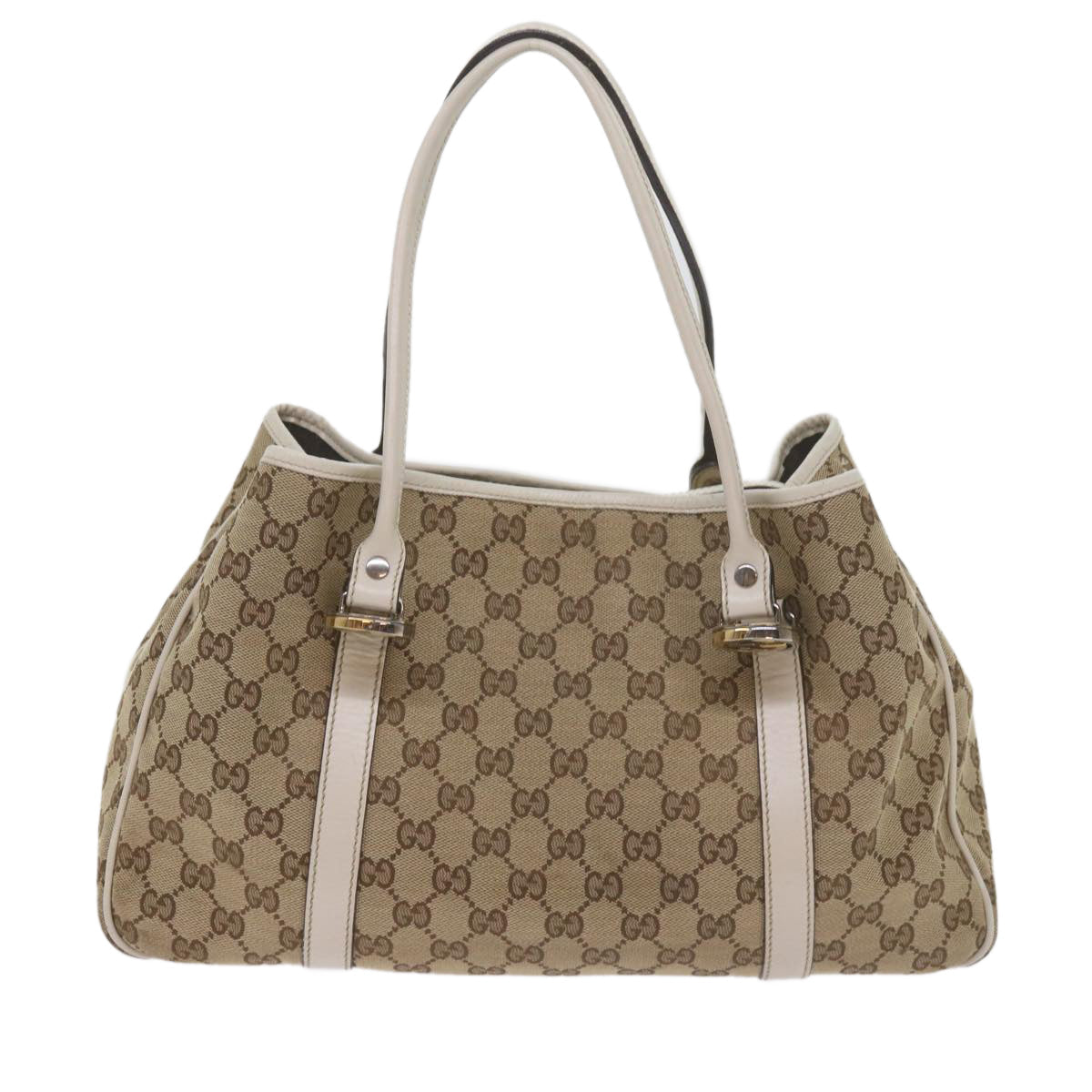 GUCCI GG Canvas GG Twins Tote Bag Beige 232957 60992