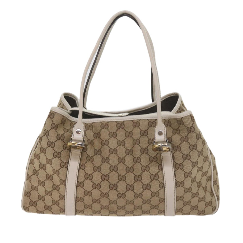 GUCCI GG Canvas GG Twins Tote Bag Beige 232957 60992