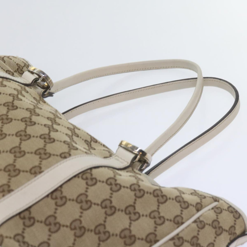 GUCCI GG Canvas GG Twins Tote Bag Beige 232957 60992