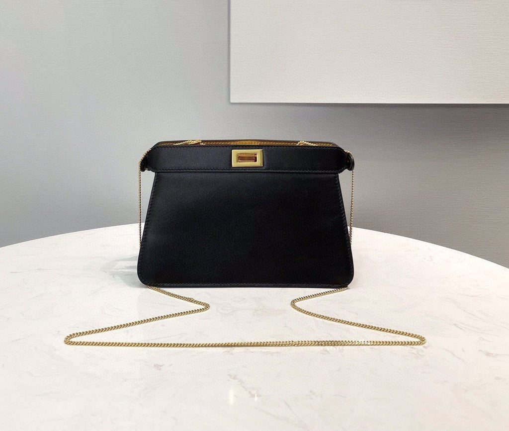 FI GlamI Small Iseeu Pochette Black Bag For Woman 21cm/8in