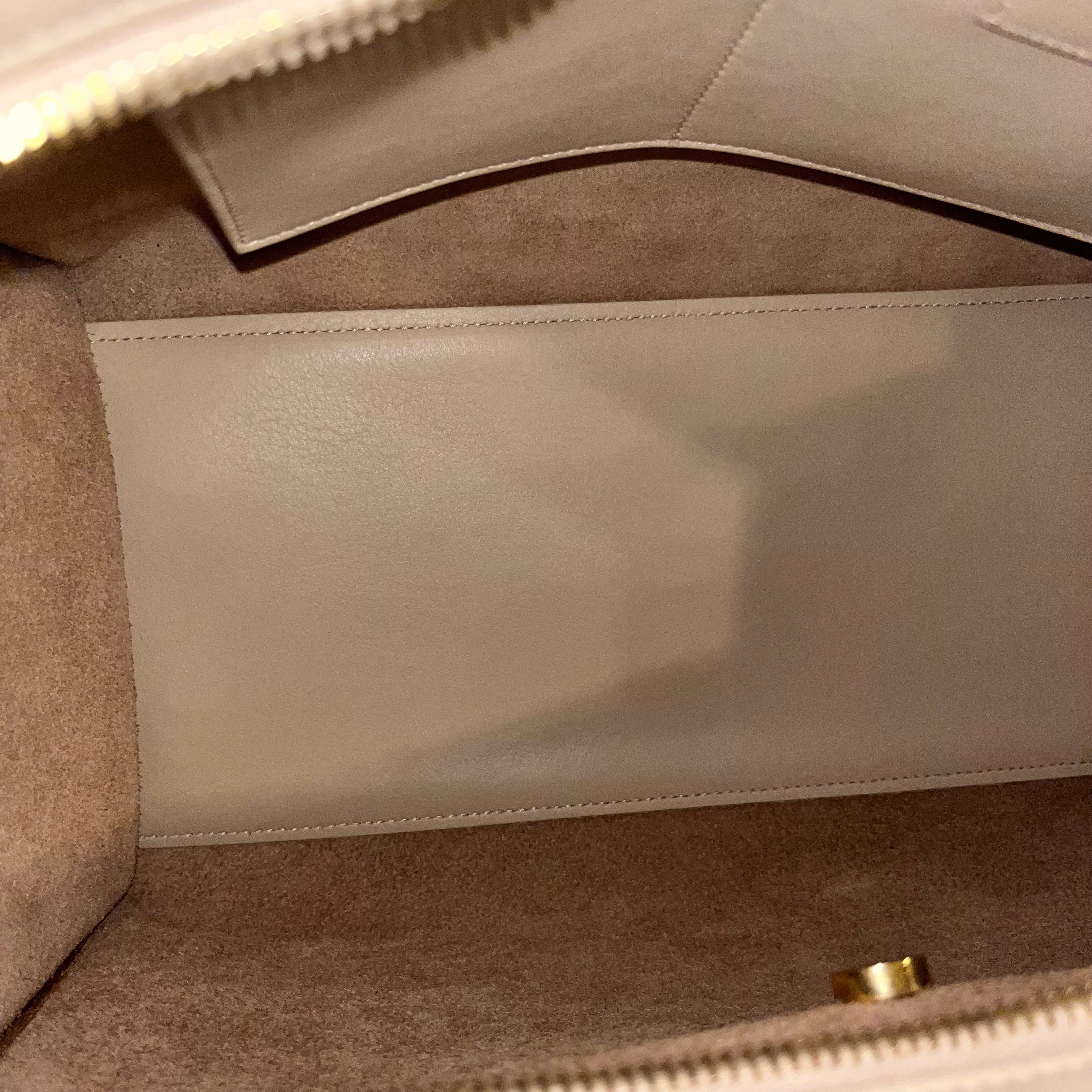 SAINT LAURENT Classic Y Cabas Small Calfskin Satchel Bag