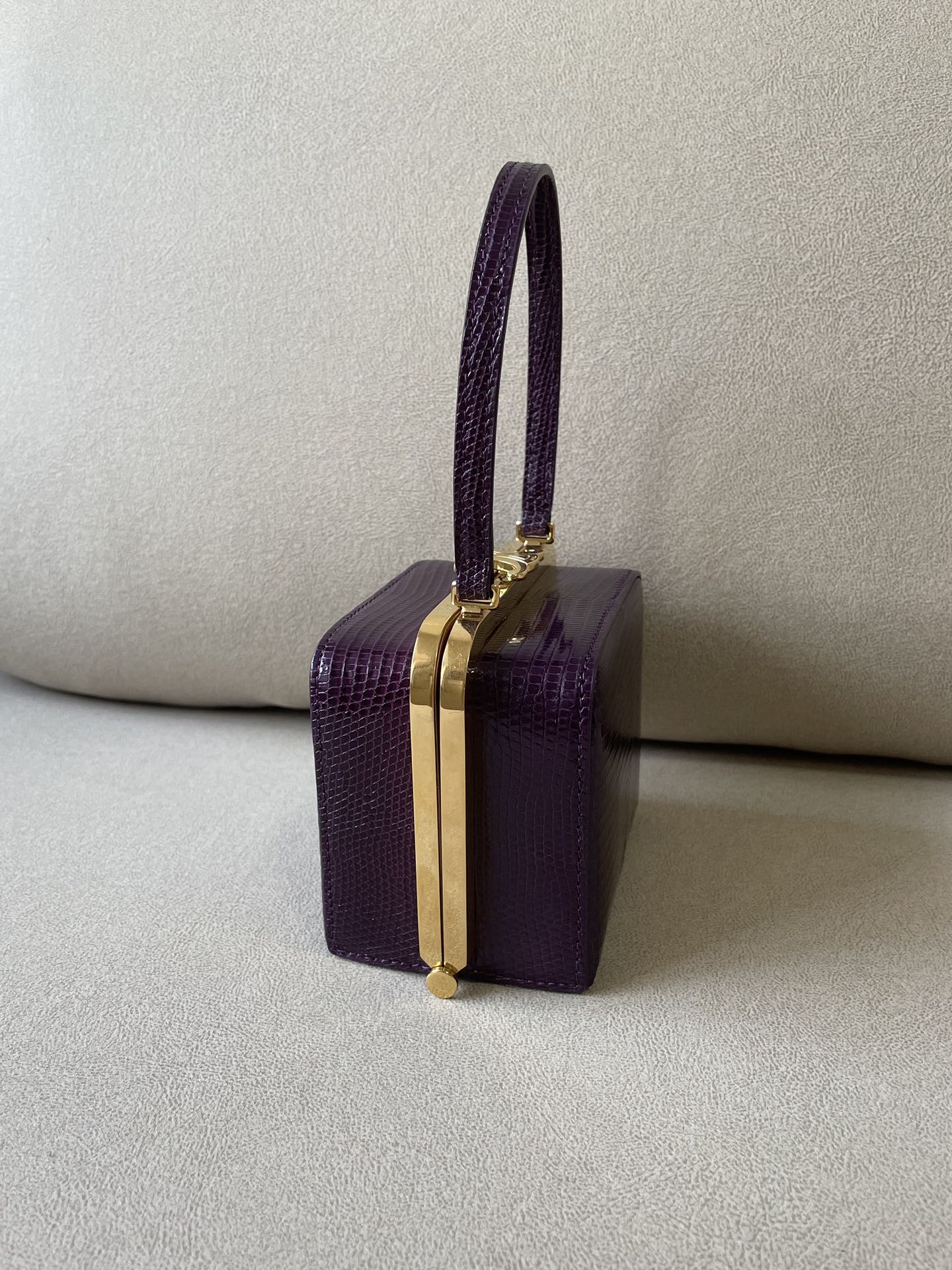 GLAMI Triomphe MinauGLAMIere In Lizard Violet For Women 4in/10cm