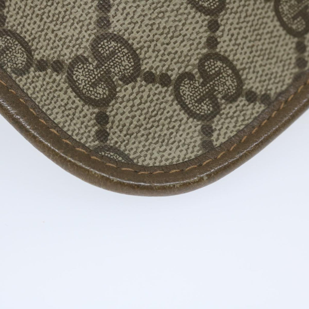 GUCCI GG Supreme Web Sherry Line Pouch Beige Red Green 89 01 021 61002
