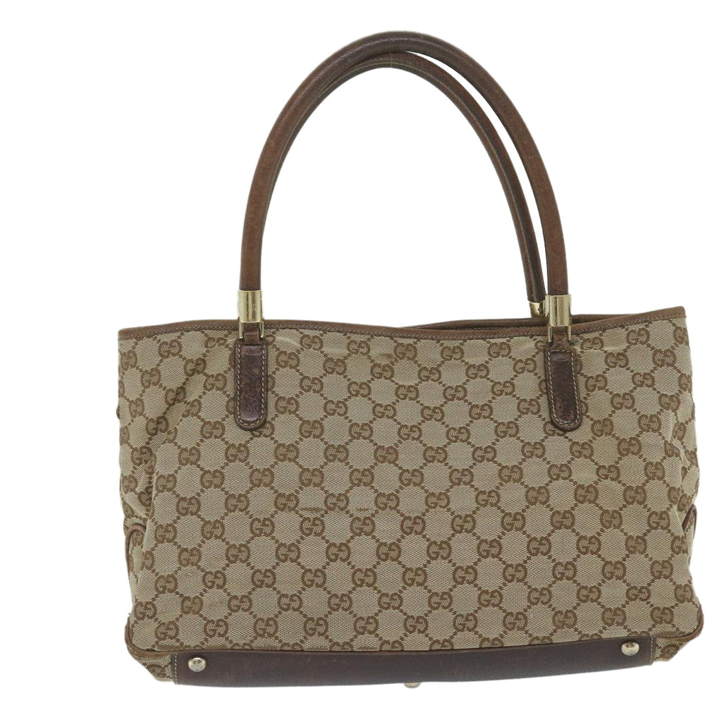 GUCCI GG Canvas Web Sherry Line Tote Bag Beige Red Green 161717 61031