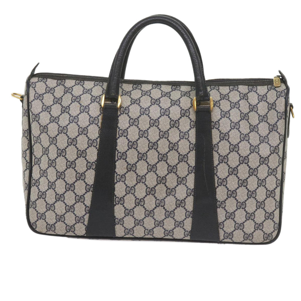 GUCCI GG Supreme Sherry Line Boston Bag PVC Leather Red 39 02 041 61035