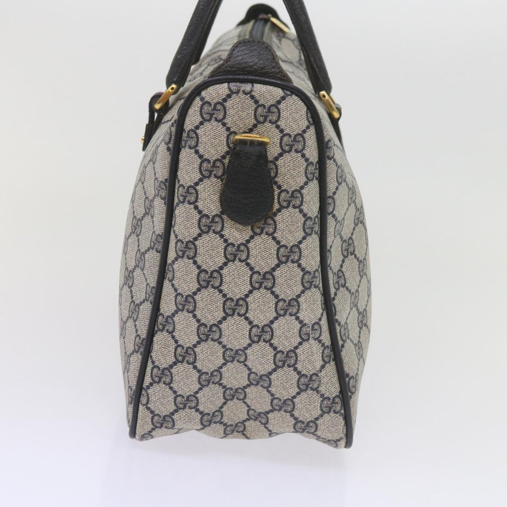 GUCCI GG Supreme Sherry Line Boston Bag PVC Leather Red 39 02 041 61035