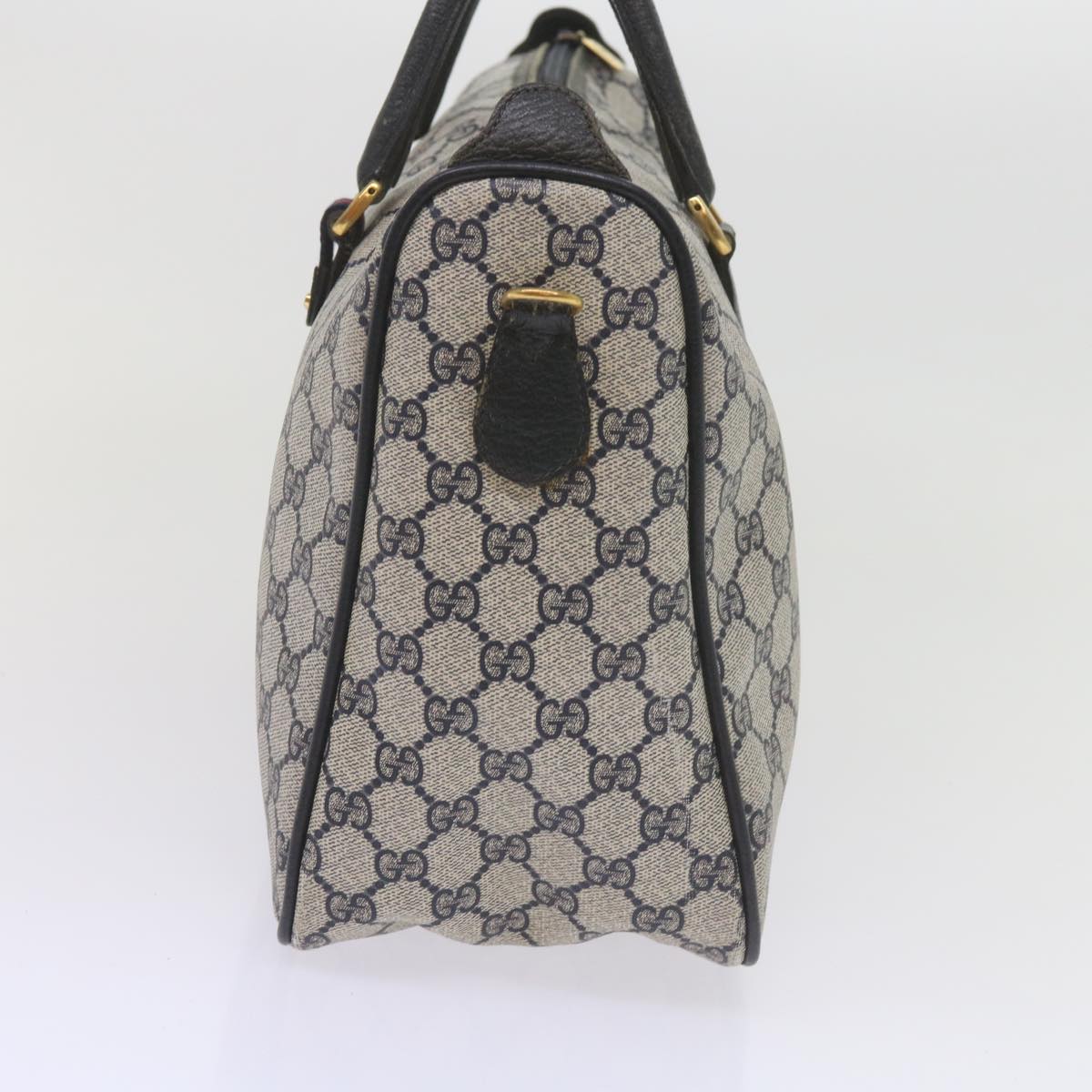 GUCCI GG Supreme Sherry Line Boston Bag PVC Leather Red 39 02 041 61035