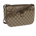 GUCCI GG Supreme Web Sherry Line Shoulder Bag Beige Red 89 02 077 61063