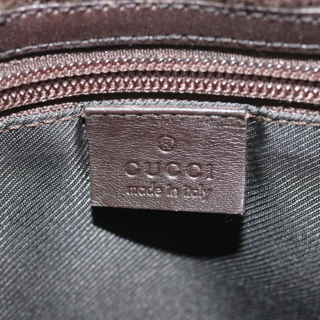 GUCCI GG Supreme Shoulder Bag PVC Leather Beige 27639 61079
