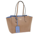 GUCCI Swing Tote Bag Leather Beige 354408 61085