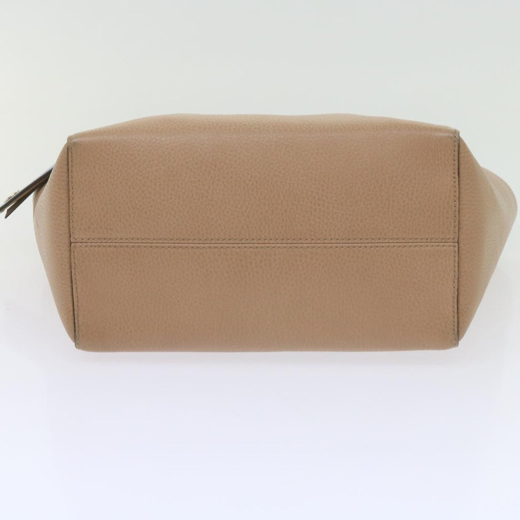GUCCI Swing Tote Bag Leather Beige 354408 61085