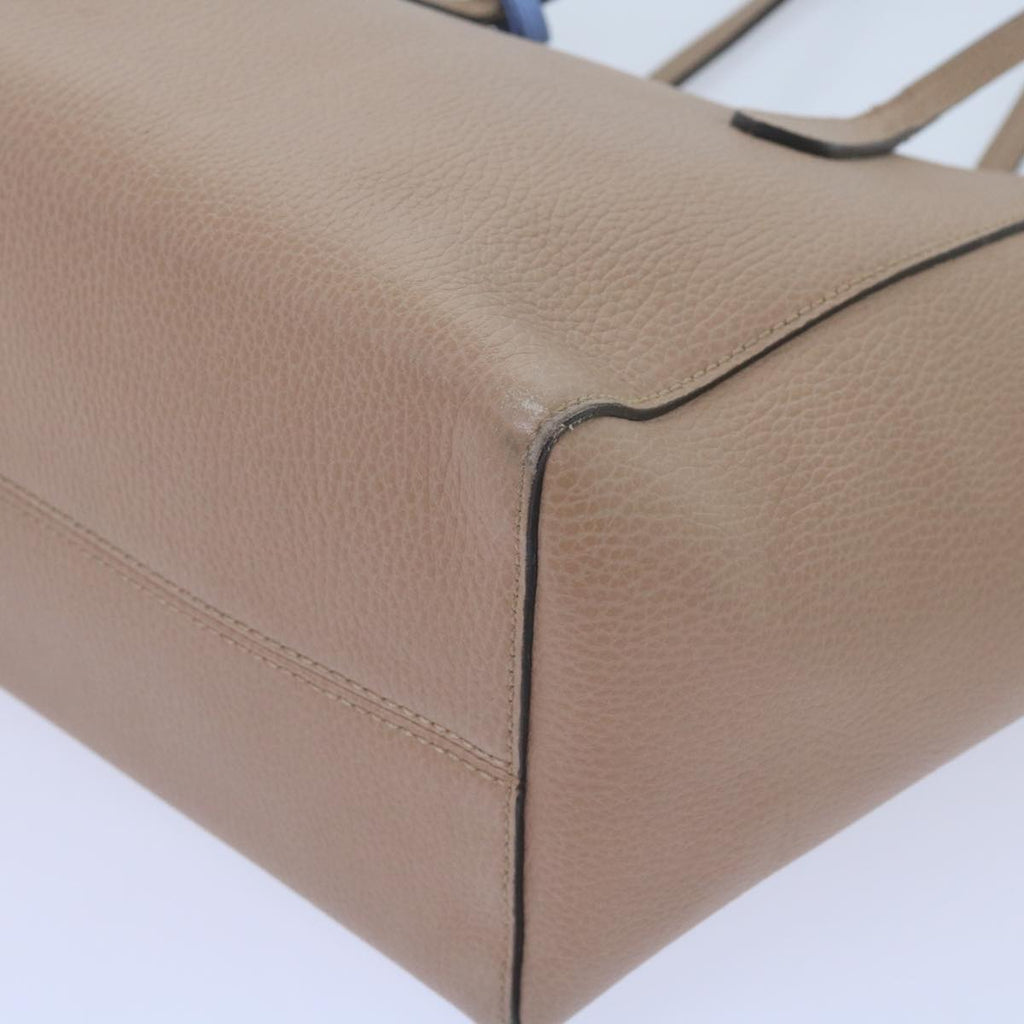 GUCCI Swing Tote Bag Leather Beige 354408 61085