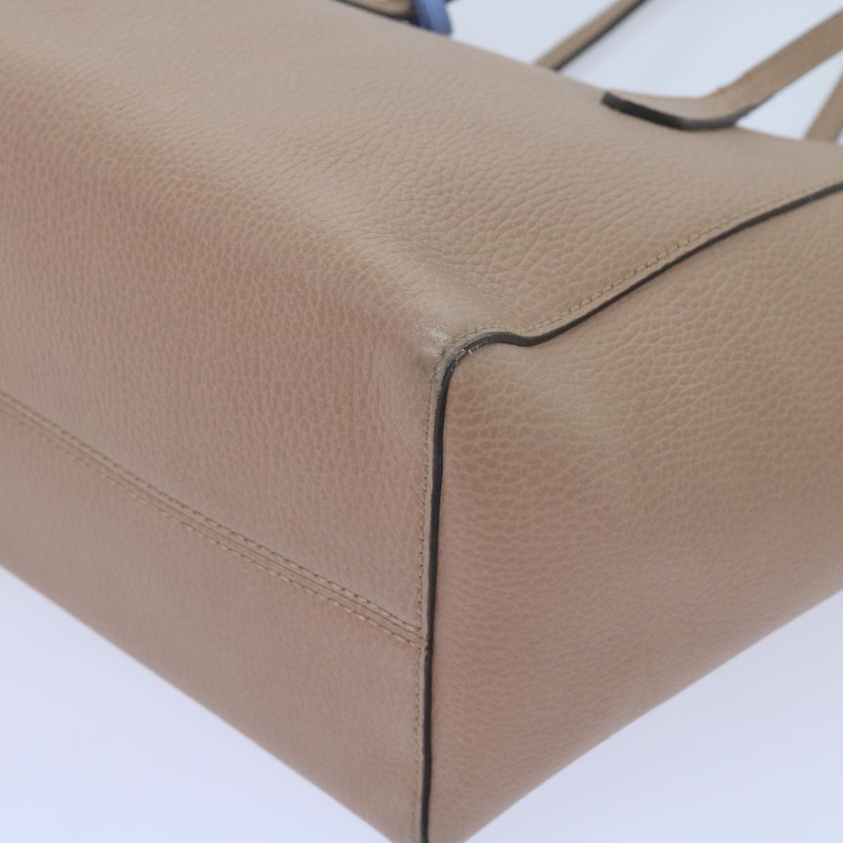 GUCCI Swing Tote Bag Leather Beige 354408 61085