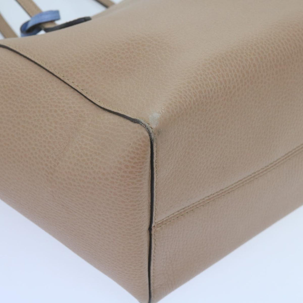 GUCCI Swing Tote Bag Leather Beige 354408 61085