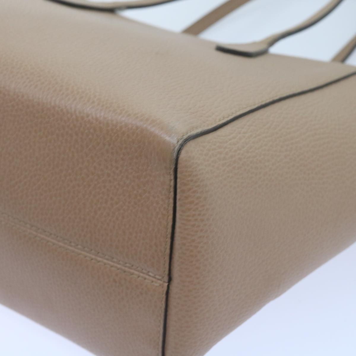 GUCCI Swing Tote Bag Leather Beige 354408 61085