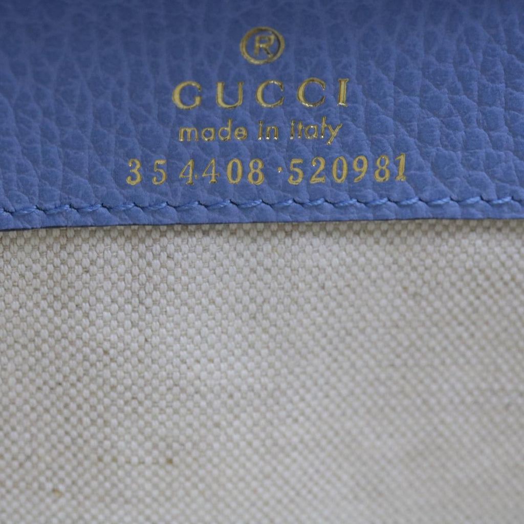 GUCCI Swing Tote Bag Leather Beige 354408 61085