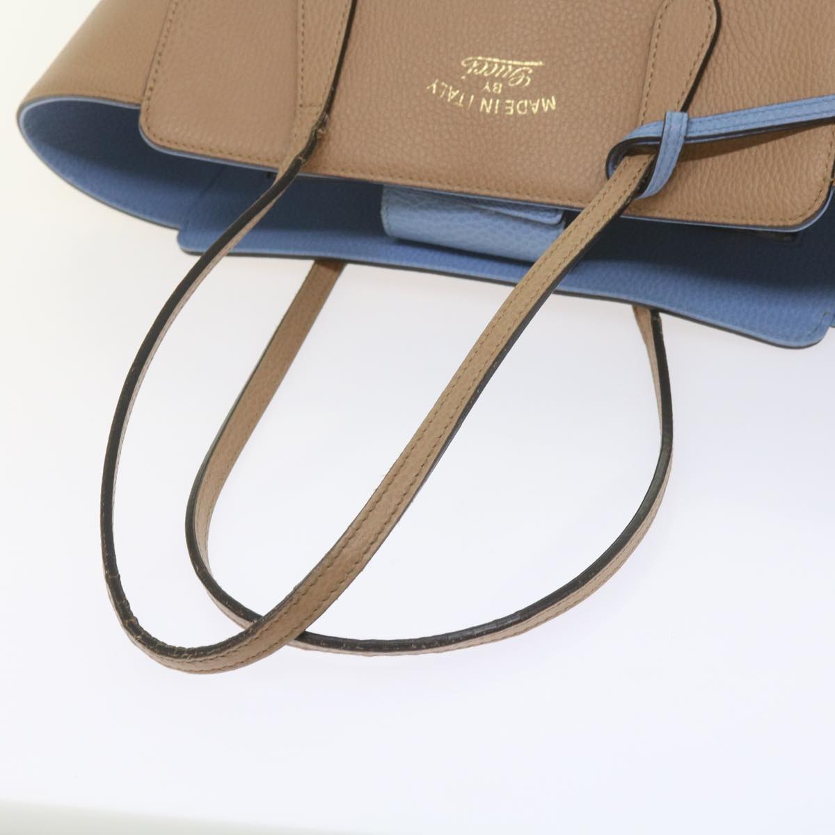 GUCCI Swing Tote Bag Leather Beige 354408 61085