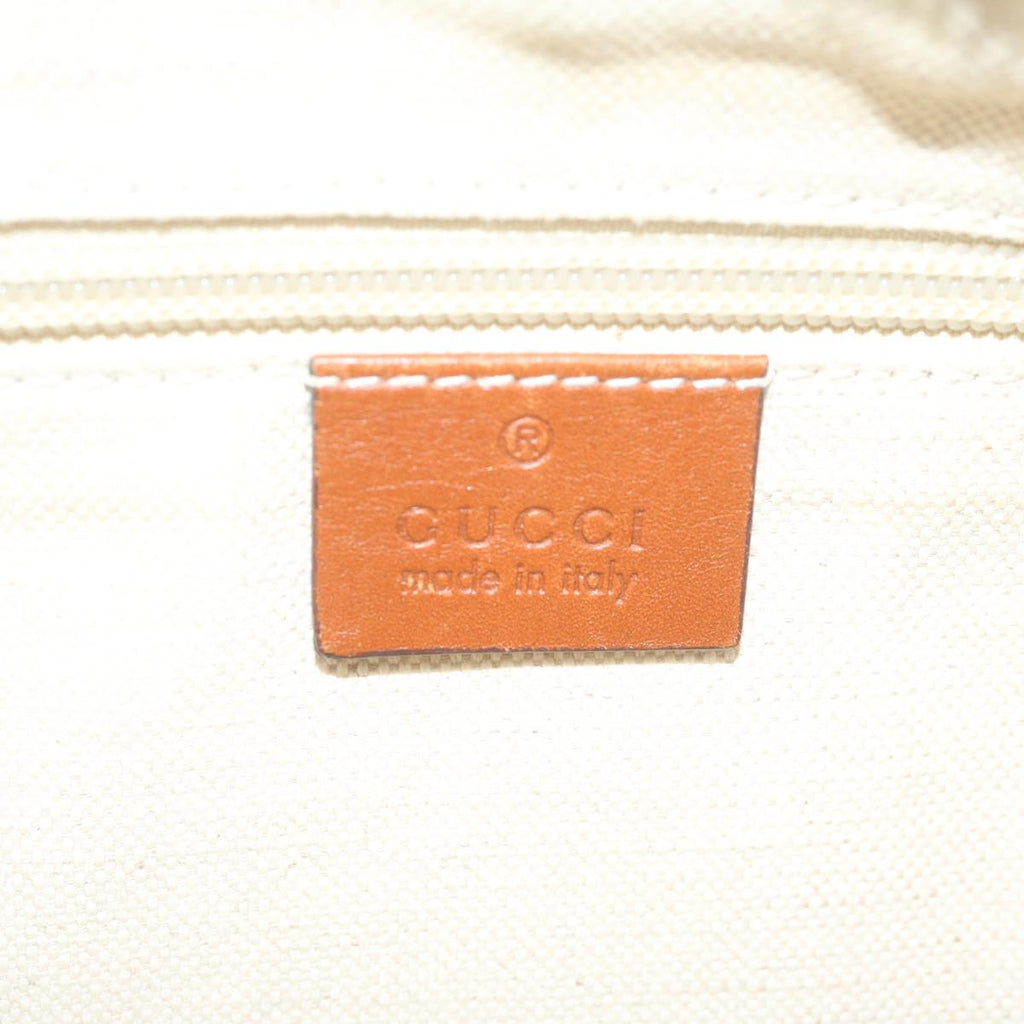 GUCCI GG Canvas Shoulder Bag Beige 181092 61091
