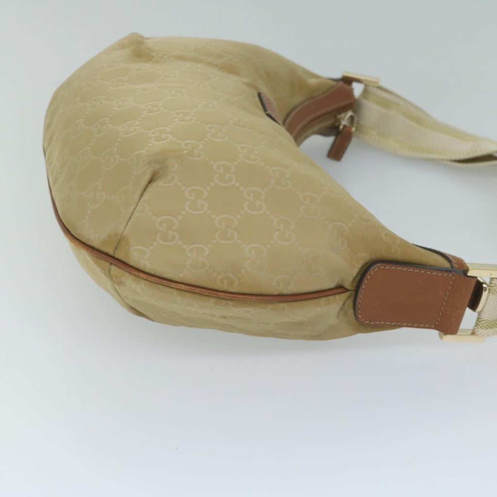 GUCCI GG Canvas Shoulder Bag Beige 181092 61091