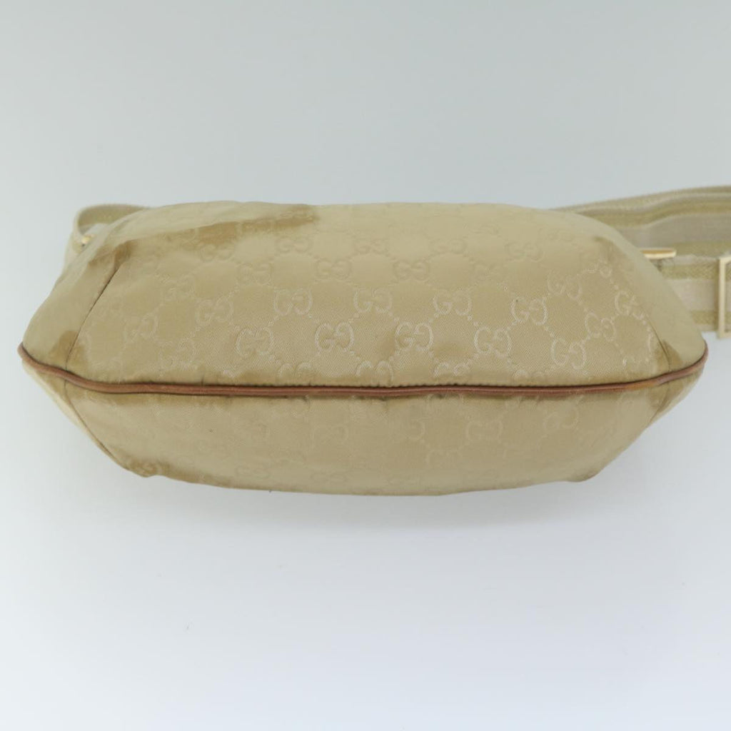 GUCCI GG Canvas Shoulder Bag Beige 181092 61091