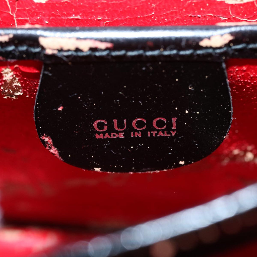 GUCCI Shoulder Bag Leather Black 007 406 0259 61123