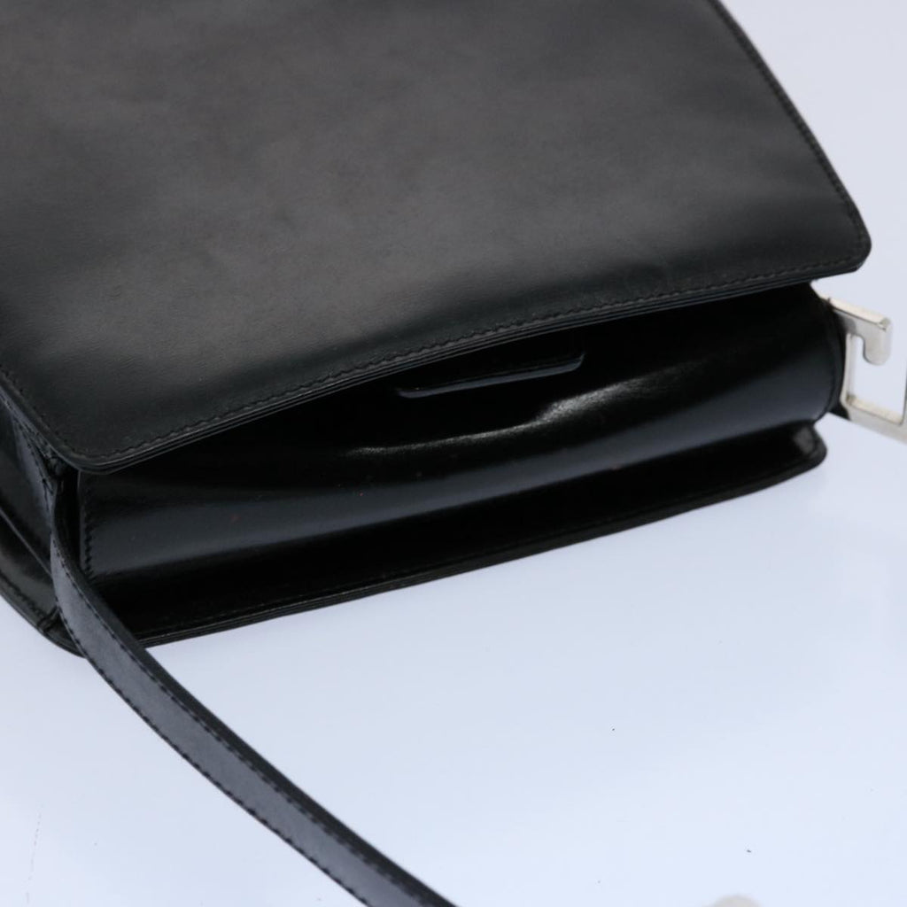 GUCCI Shoulder Bag Leather Black 007 406 0259 61123