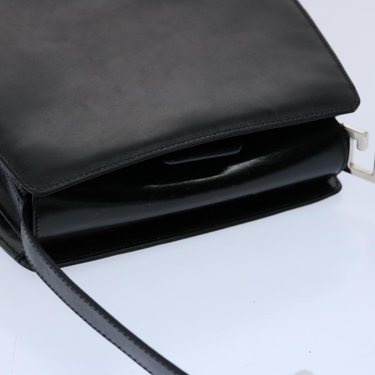 GUCCI Shoulder Bag Leather Black 007 406 0259 61123
