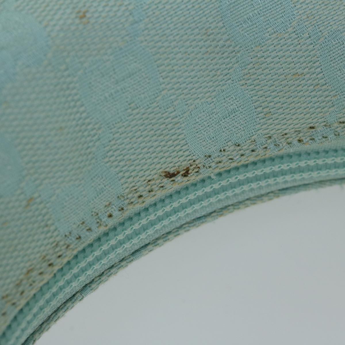 GUCCI GG Canvas Shoulder Bag Turquoise Blue 001 4158 3754 61197