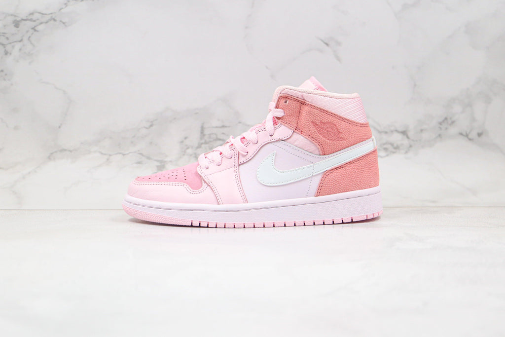 Designer Air Jordan 1 Mid" GLAMIgital Pink High Q