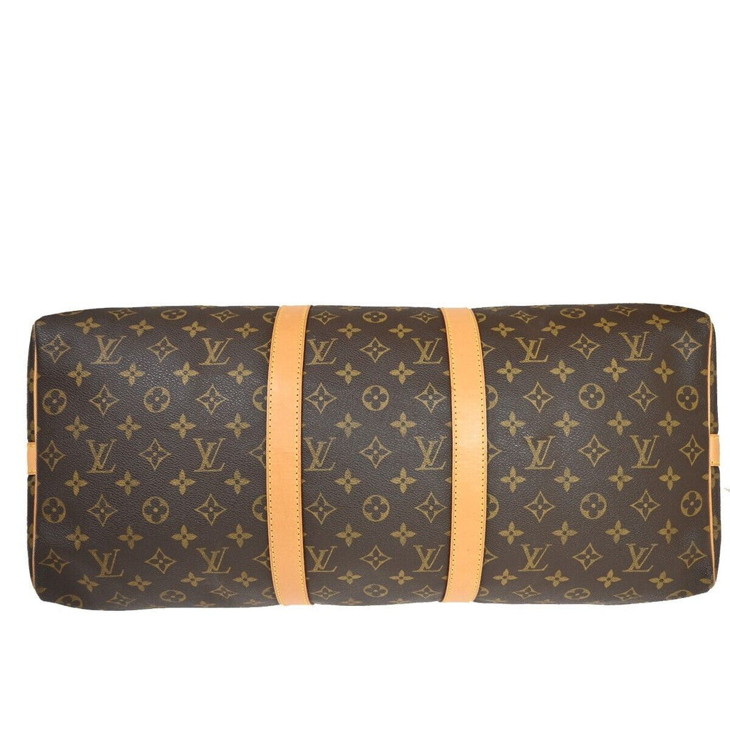 Louis Vuitton Keepall Bandouliere 50  Canvas Travel Bag ()