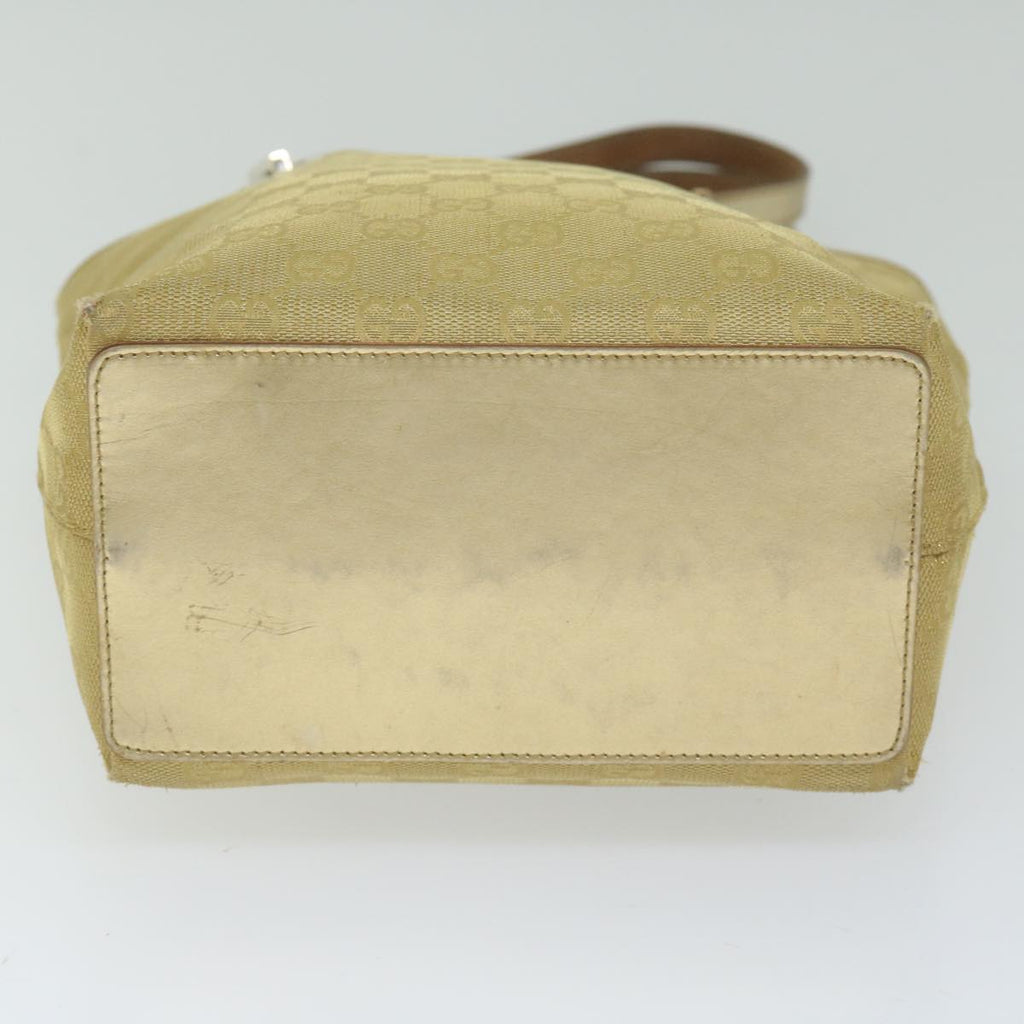 GUCCI GG Canvas Tote Bag Gold 002 1099 61245