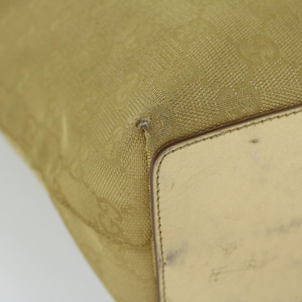 GUCCI GG Canvas Tote Bag Gold 002 1099 61245