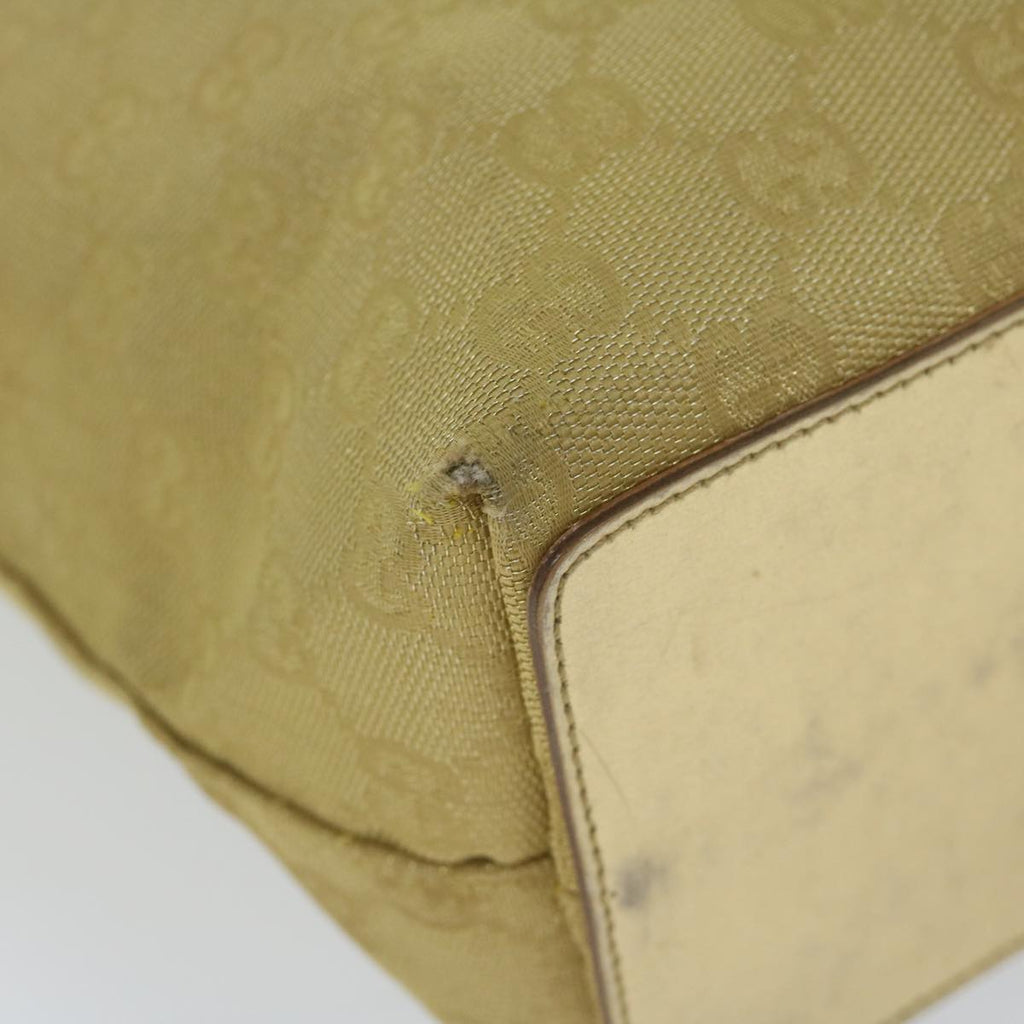 GUCCI GG Canvas Tote Bag Gold 002 1099 61245