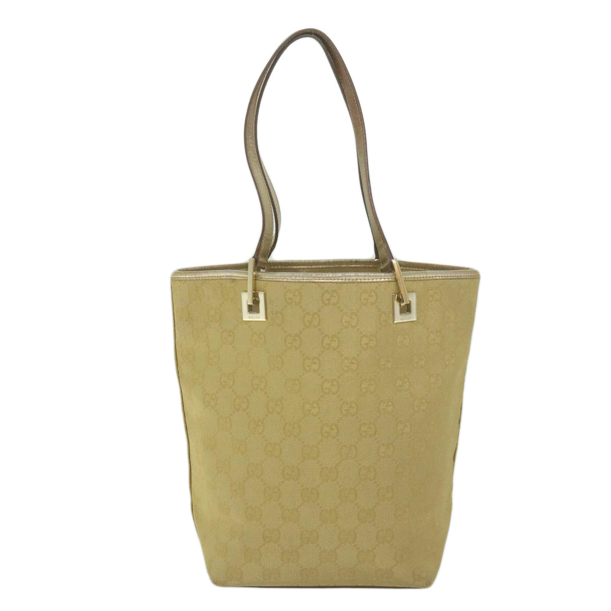 GUCCI GG Canvas Tote Bag Gold 002 1099 61245