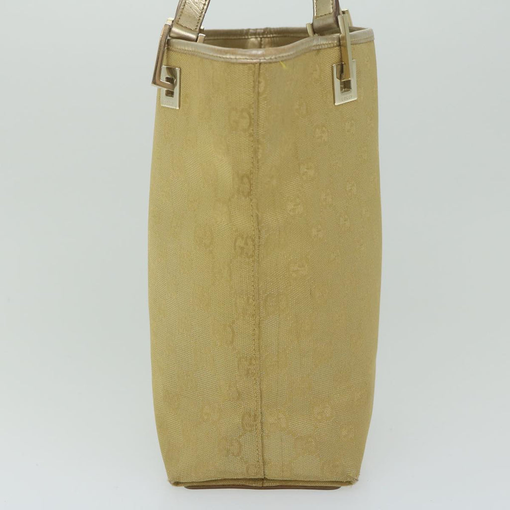 GUCCI GG Canvas Tote Bag Gold 002 1099 61245