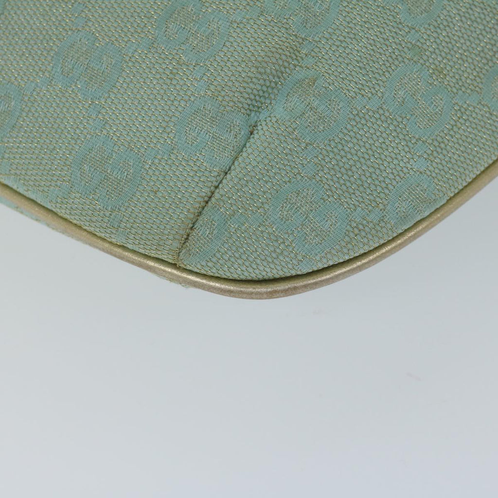 GUCCI GG Canvas Shoulder Bag Light Blue 61257