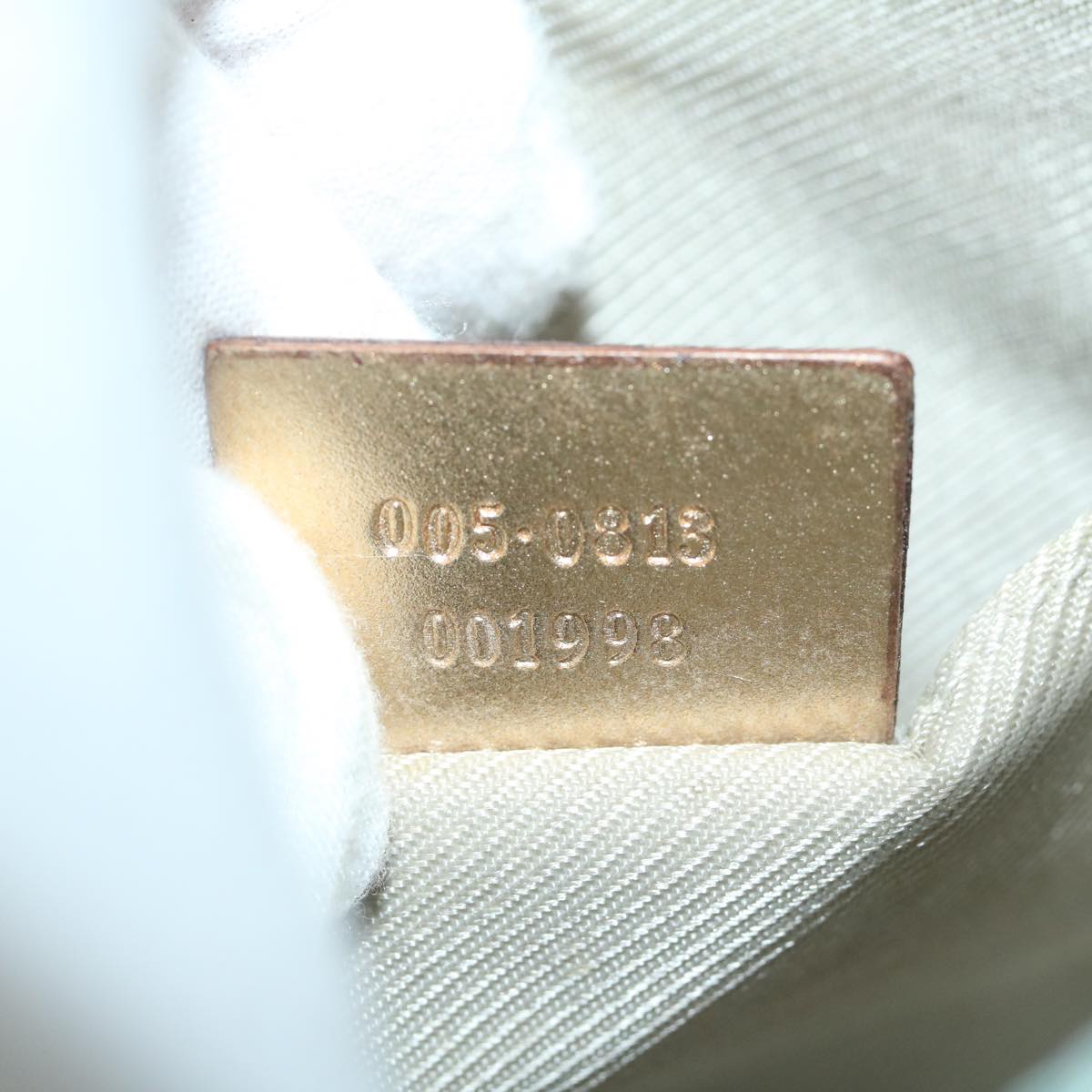 GUCCI GG Canvas Shoulder Bag Light Blue 61257