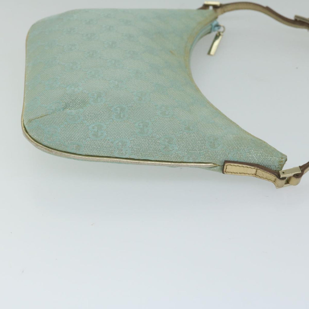 GUCCI GG Canvas Shoulder Bag Light Blue 61257