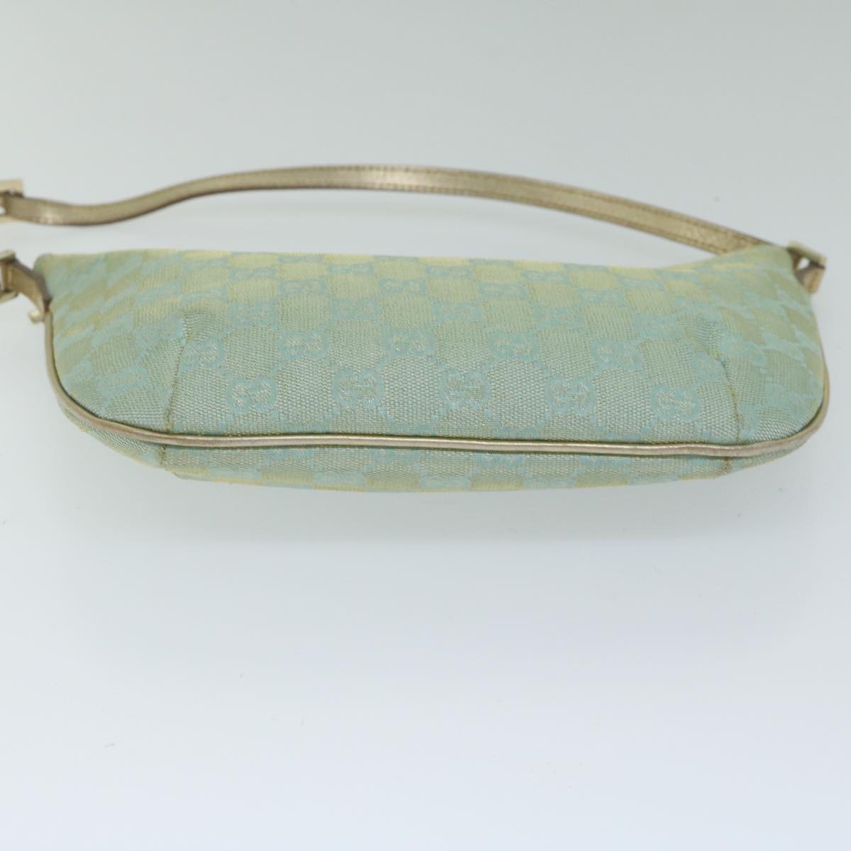 GUCCI GG Canvas Shoulder Bag Light Blue 61257