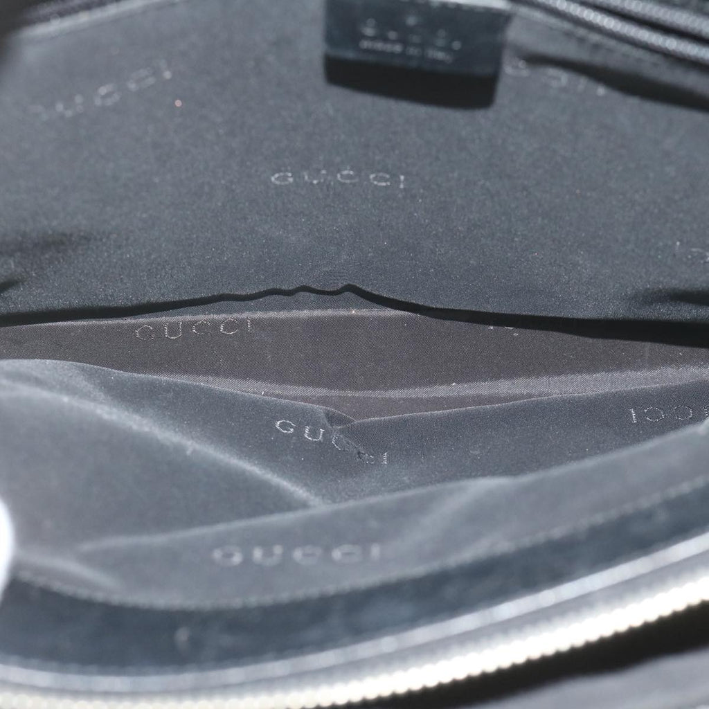 GUCCI Tote Bag Nylon Black 61266