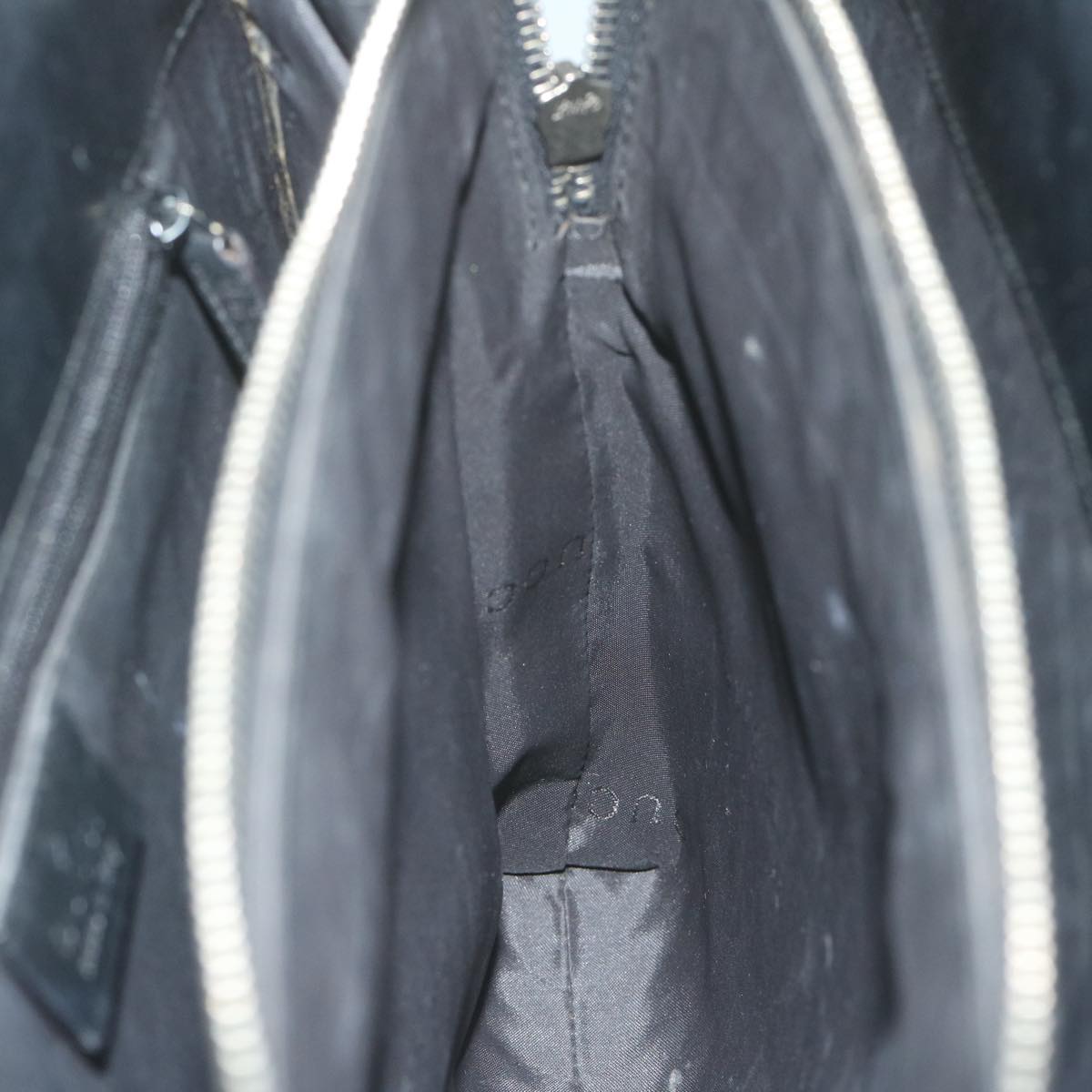 GUCCI Tote Bag Nylon Black 61266