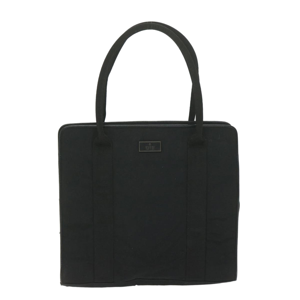 GUCCI Tote Bag Nylon Black 61266