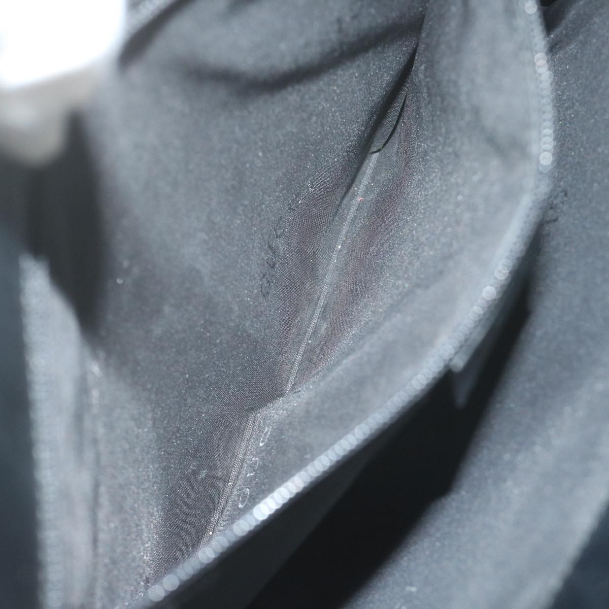 GUCCI Tote Bag Nylon Black 61266