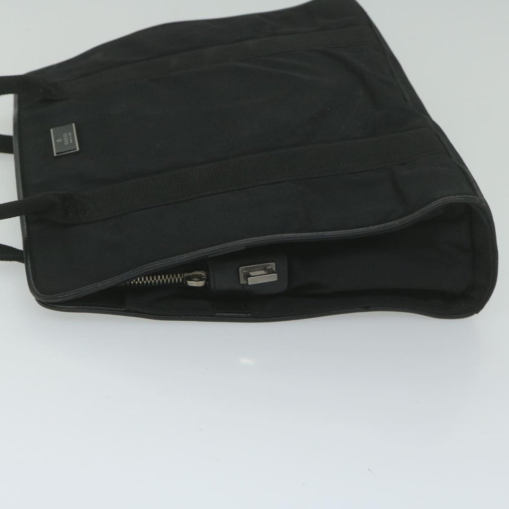 GUCCI Tote Bag Nylon Black 61266