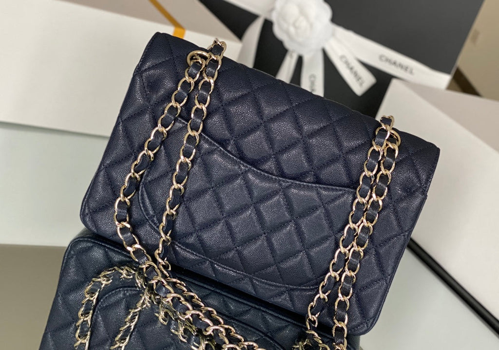 CHL Classic Handbag 26cm Dark Blue For Women A01112