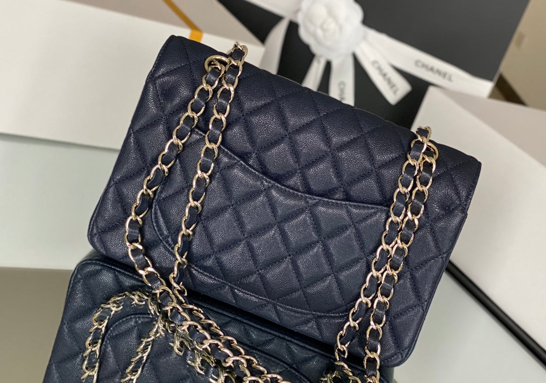 CHL Classic Handbag 26cm Dark Blue For Women A01112